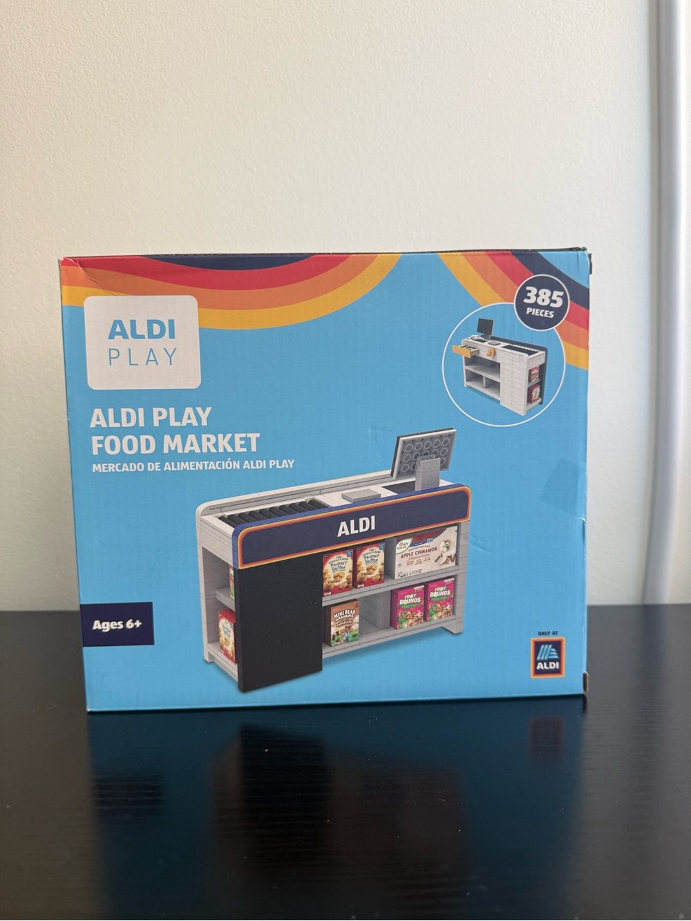 ALDI Play Food Market Playset 385 Pieces  Interactive Toy Legos Building, NEW